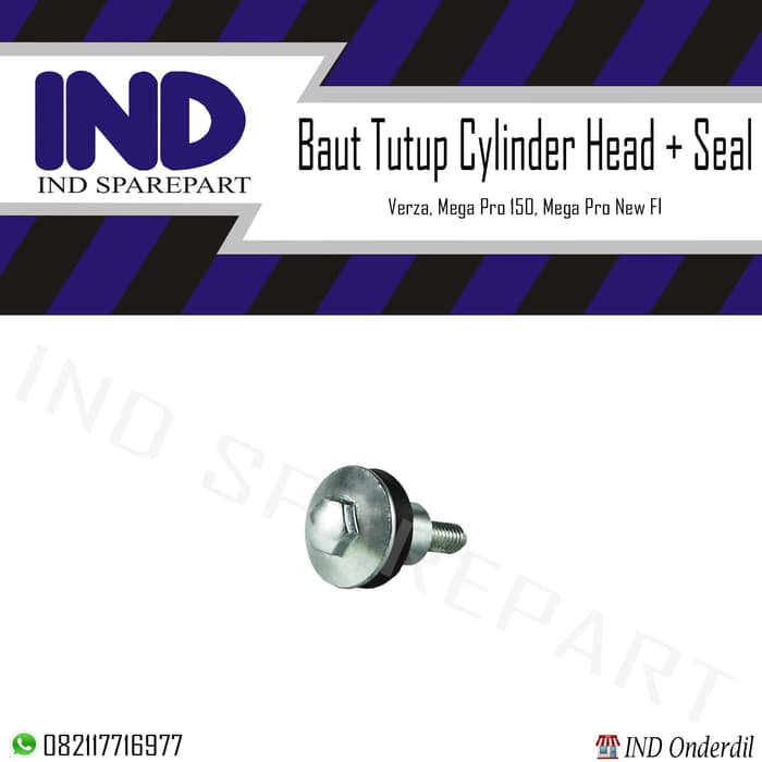 Baut-Baud Tutup Head Cover Mesin-Cylinder Mega Pro New Fi-150/Verza Segera Dapatkan