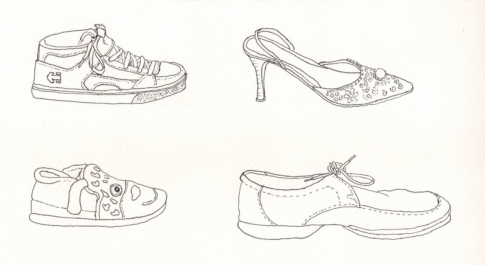 De dibujo en dibujo: Shoes