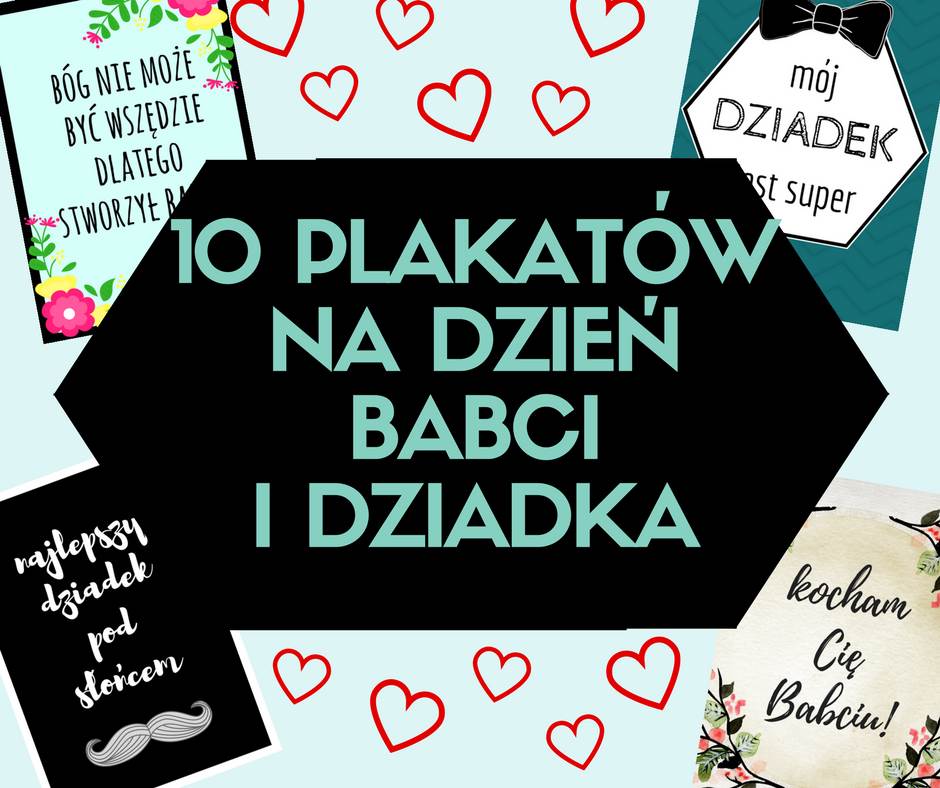 Plakaty na Dzień Babci i Dziadka olilolinewlife
