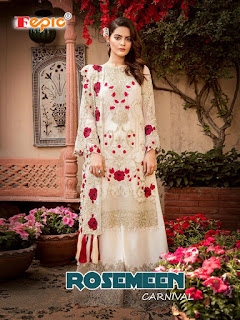 Fepic Rosemeen Carnival Pakistani salwar kameez