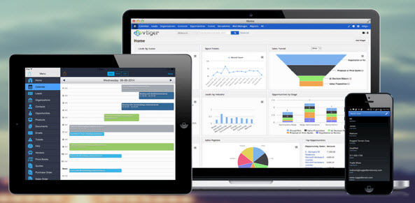 Phần mềm quản lý quan hệ khách hàng vtiger CRM