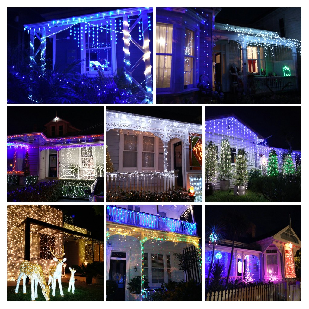 Vivre Auckland Illuminations de Noël Franklin road Christmas lights