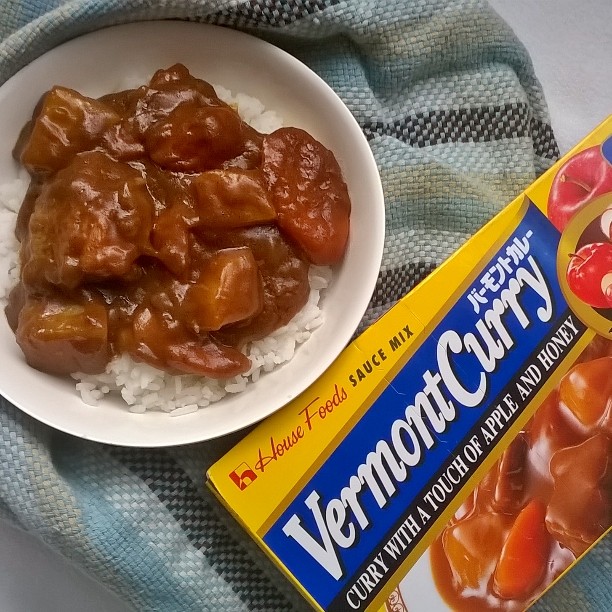 Cooking with Vermont Curry from House Foods Sauce Mix AllAround