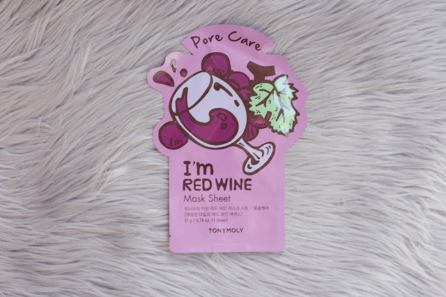 I'm real red wine mask TonyMoly