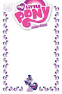 My Little Pony Micro Series #1 Comic Cover Blank Variant