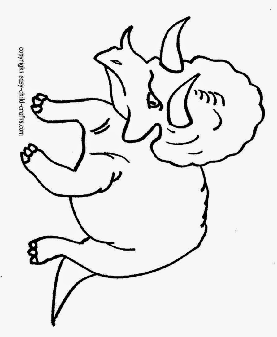dinosaur colouring pages for kindergarten