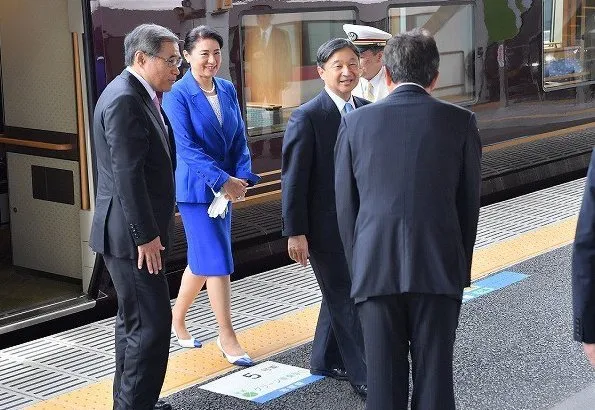 Emperor Naruhito and Empress Masako attended the opening ceremony of the 74th National Sports Festival 