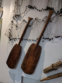 paddles for Shuar dugout canoe