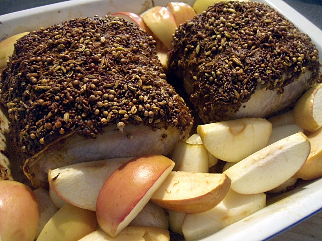 In My's kitchen: Inspiration d'automne - Rôti de porc en croûte d'épices