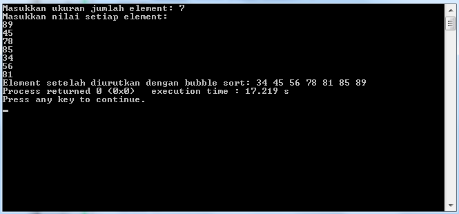 Belajar Dasar C++ Bubble Sort Algorithm | Daily Life of Engineering Student image.