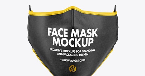 Download Face Mask Mockup Yellowimages Mockups