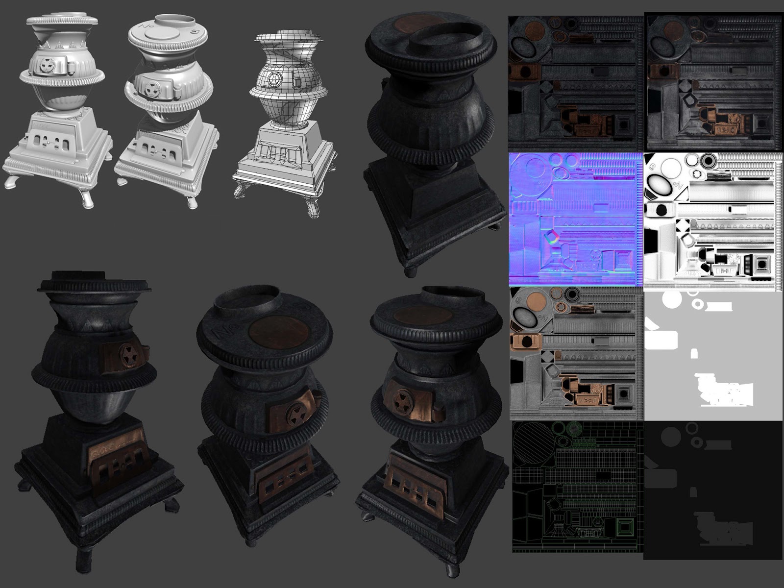 Alexander Gonzalez Art Blog: Antique Potbelly Stove