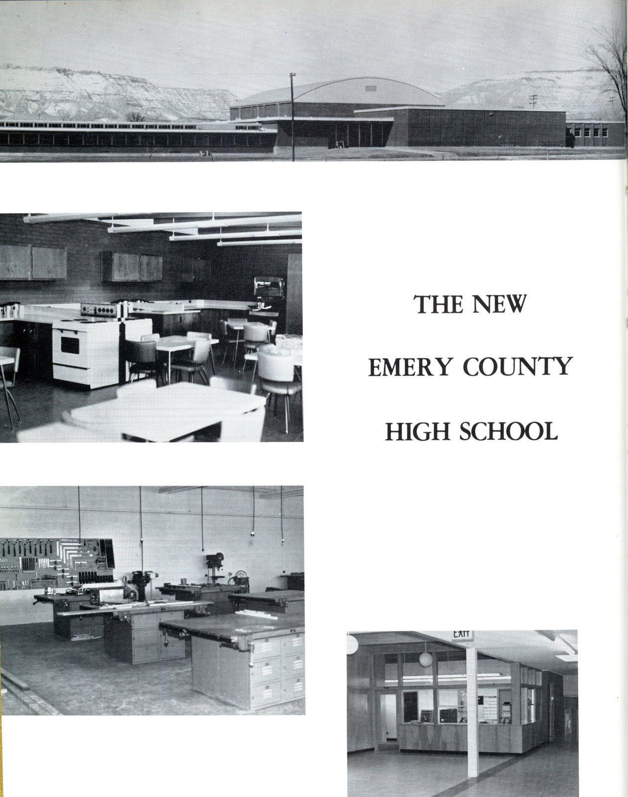 EMERY COUNTY ARCHIVES The New Emery County School 1962