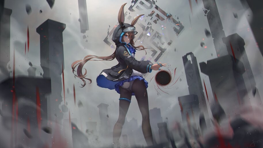 Anime, Girls, Amiya, Arknights, 4K, #6.528