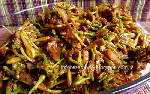 Sambal Ikan Teri Medan Cara Memasak Sambal Balado Ikan Teri Medan Bunga Pepaya Pedas