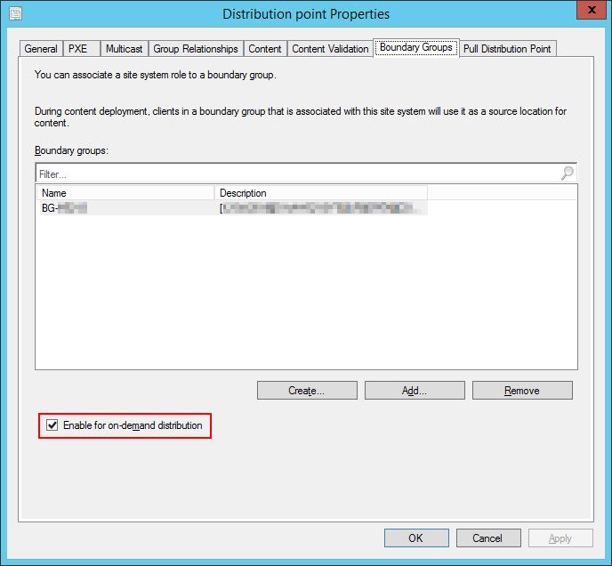Franck RICHARD's Blog SCCM Check "Enable for ondemand distribution