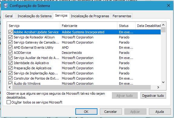 Windows 10 MSconfig Serviços windows10-msconfig-servicos