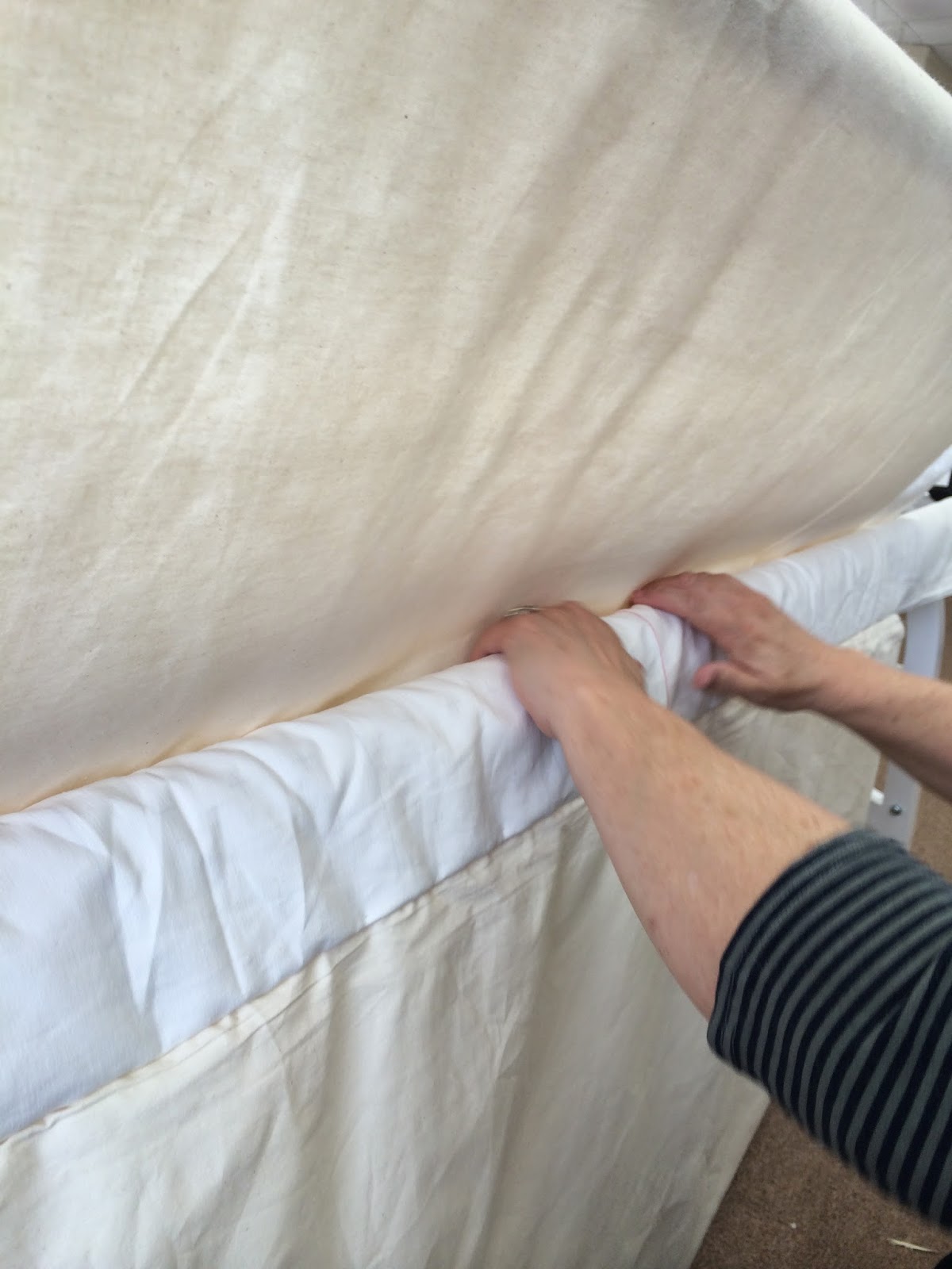 Sew Special with Denise Tips for loading on the Momentum frame by baby