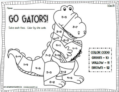Our Sweet Success: Alligator Research Bundle {with Math and Literacy}