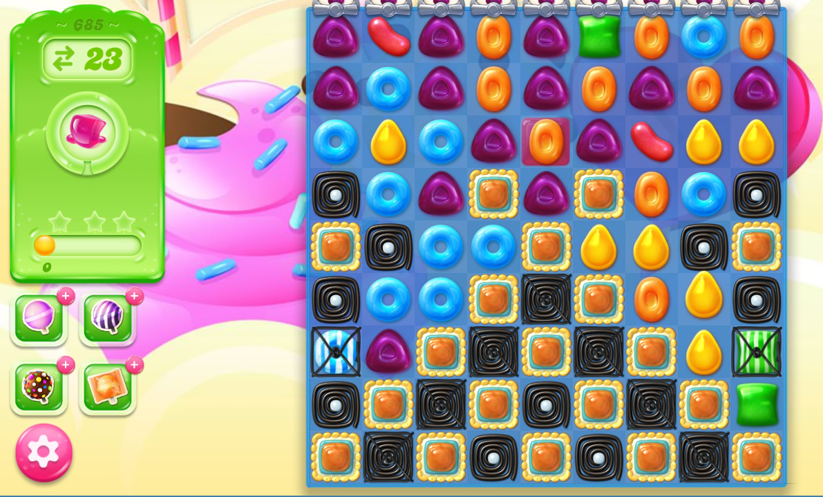 Candy Crush Jelly Saga level 685 Candy Crush Jelly Saga level 685