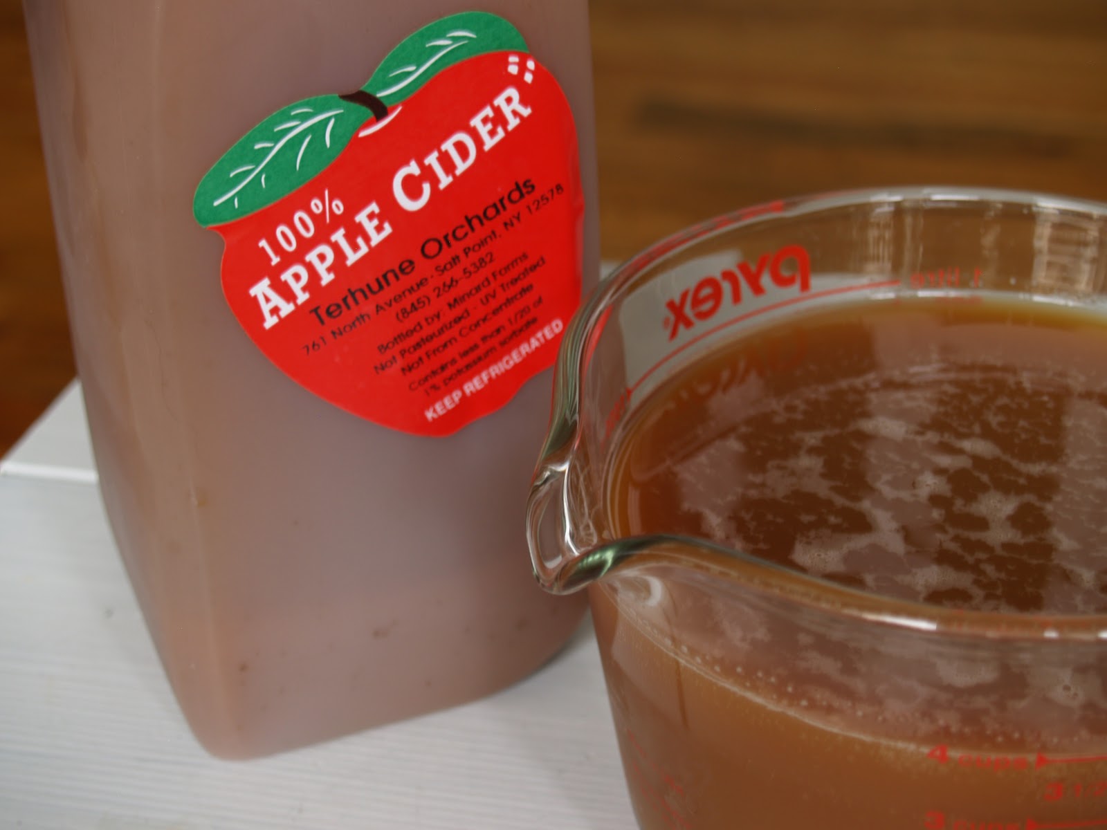 Persimmon and Peach Apple Cider Jelly