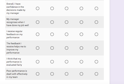 sample from UK Civil Service People survey