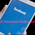 How Can I Disable My Facebook Account Temporarily