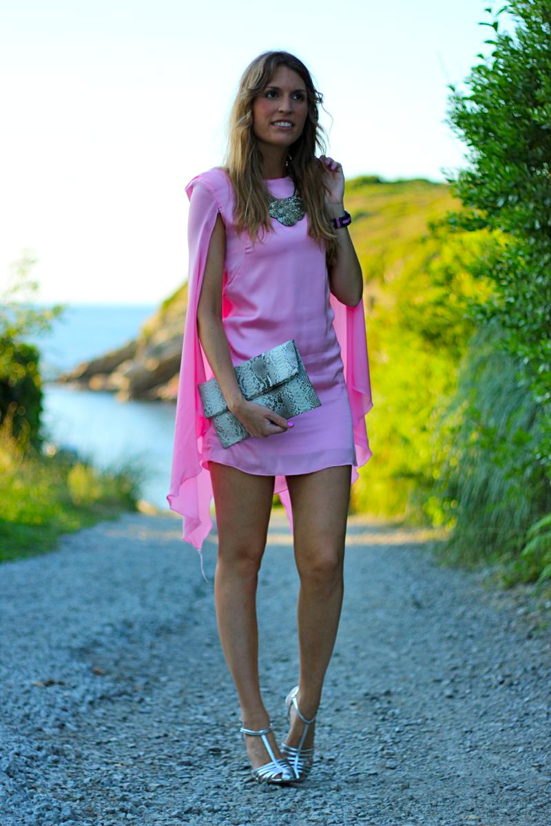 vestidos rosas de fiesta
