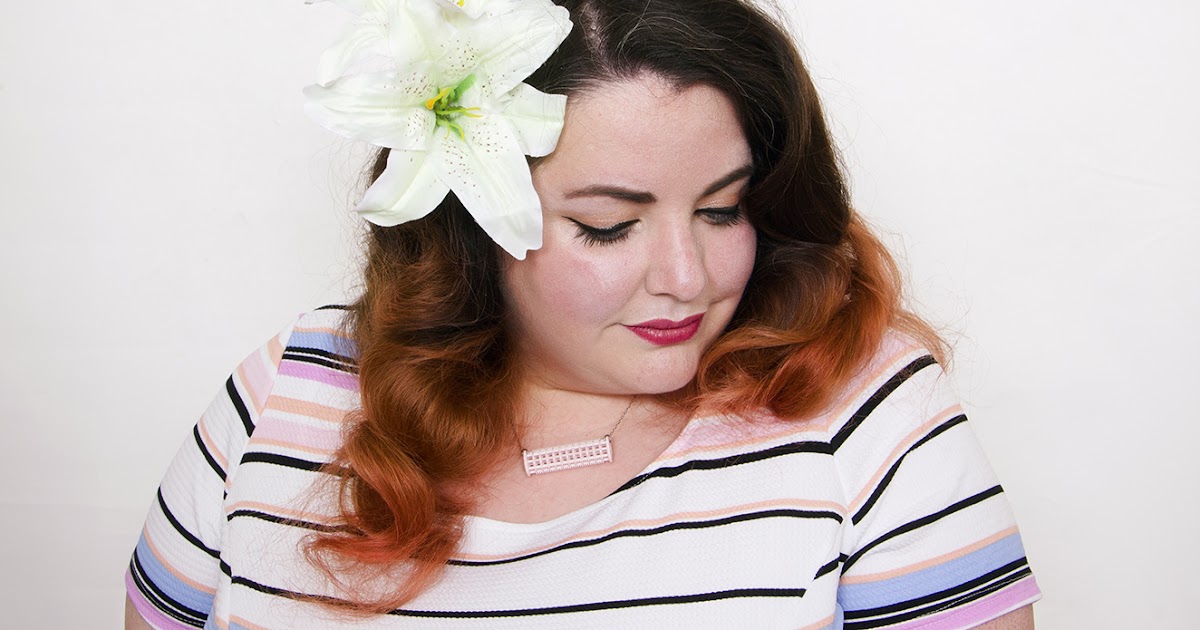 I Got Stripes Textured Skater Dress from Simply Be via JD Williams