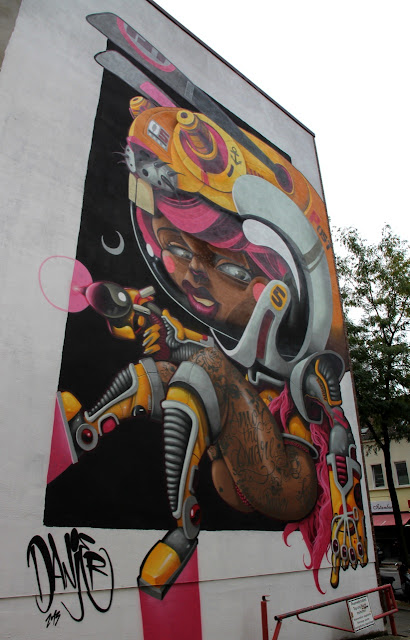 Street Art Mural By Danjer Mola For CityLeaks Urban Art Festival In Cologne, Germany. 7