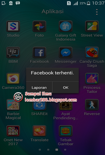 Cara Mudah Mengatasi Peringatan Facebook Terhenti Pada Android Sampul Ilmu