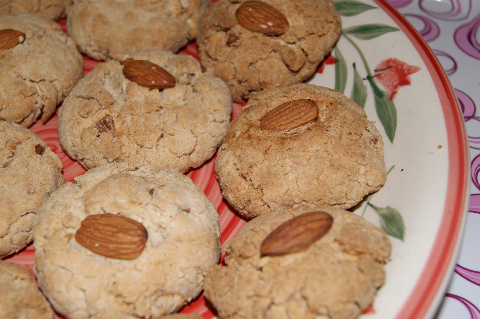 Almond eggless Cookies (Eggless Badam Ke Biscuits)
