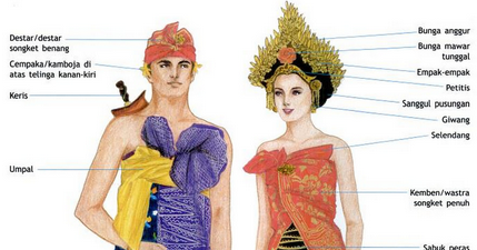 4 Baju Adat Bali Pria dan Wanita - TradisiKita