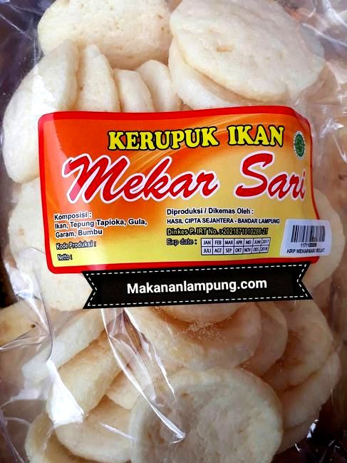 Kerupuk Ikan Tenggiri Lampung Oleh Oleh Lampung Pusat Makanan Khas Lampung Online