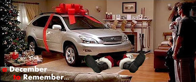 Lexus Christmas gift funny dead santa