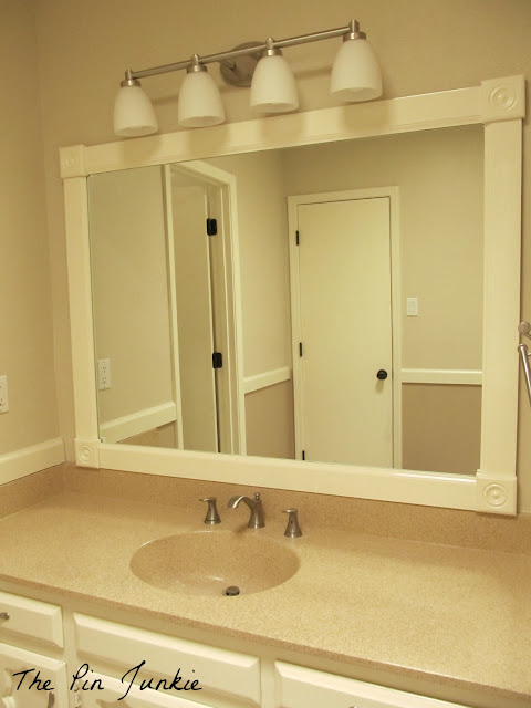 How To Frame Bathroom Mirror