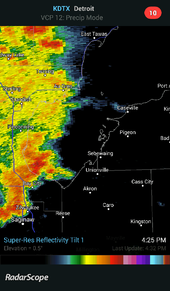 Michigan Weather Geek Storms appear to be reintensifying as they