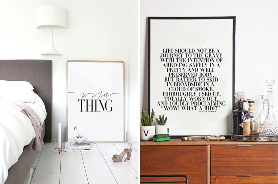 Cuadros con mensaje para mi habitación #2 : Fresh & Wood