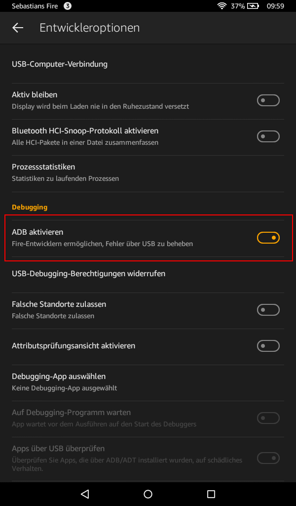 Agile Amazon FireTablet Spezialangebote (Werbung) entfernen