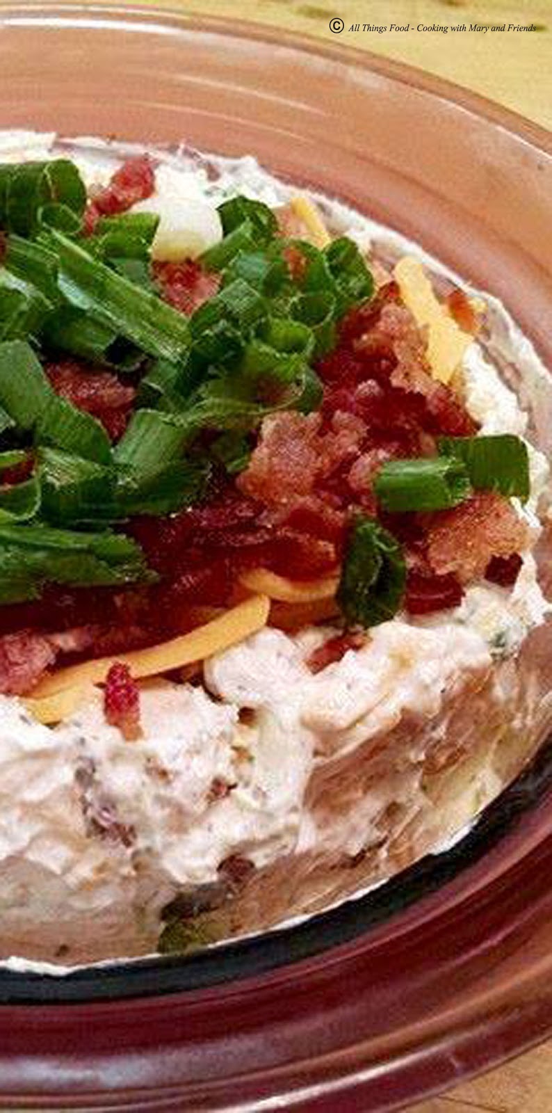 Cooking With Mary and Friends Loaded Potato Chip Dip