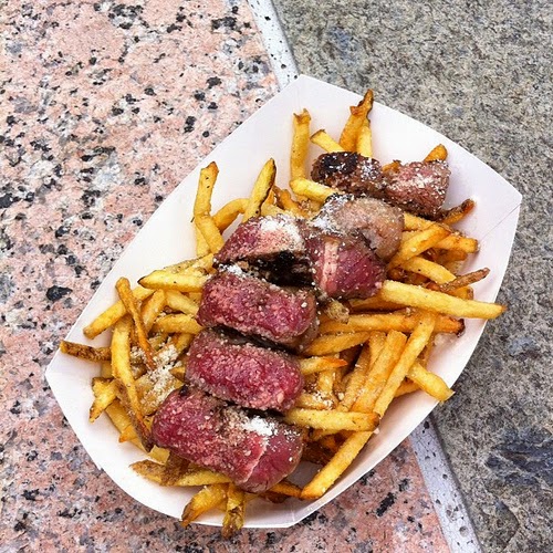 Behind the French Menu Onglet and Bavettes on French Menus.Steak