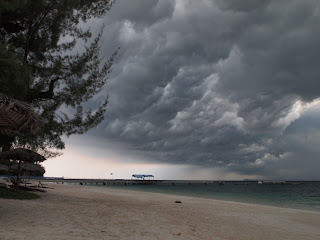 Storm over Pulau Besar