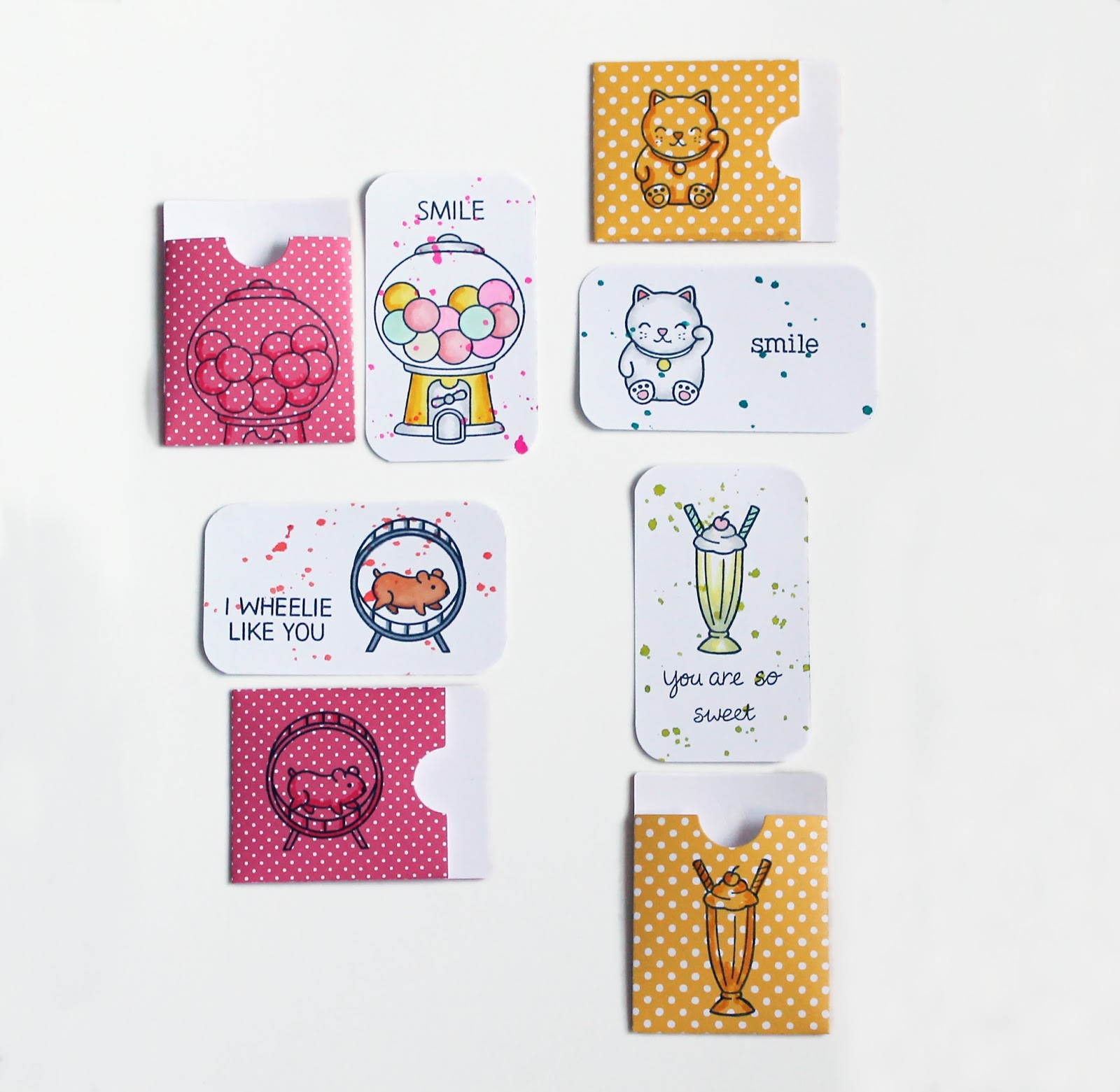 Harvest Moon Papiere Mini Greeting Cards with Blitsy!