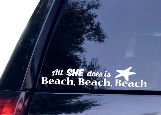 Beach Decal