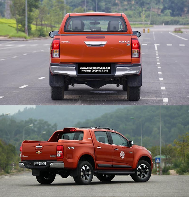 Trẻ trung và cá tính là Hilux 2016 - Mạnh mẽ và cơ bắp là Chevrolet Colorado 2016 Trẻ trung và cá tính là Hilux 2016 - Mạnh mẽ và cơ bắp là Chevrolet Colorado 2016
