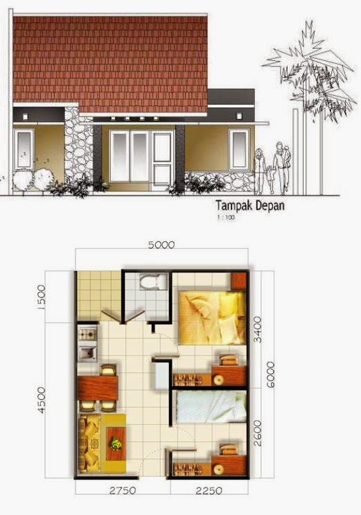Sketsa Rumah Sederhana Dengan 2 dua Kamar Sketsa Rumah Sederhana Dengan 2 dua Kamar