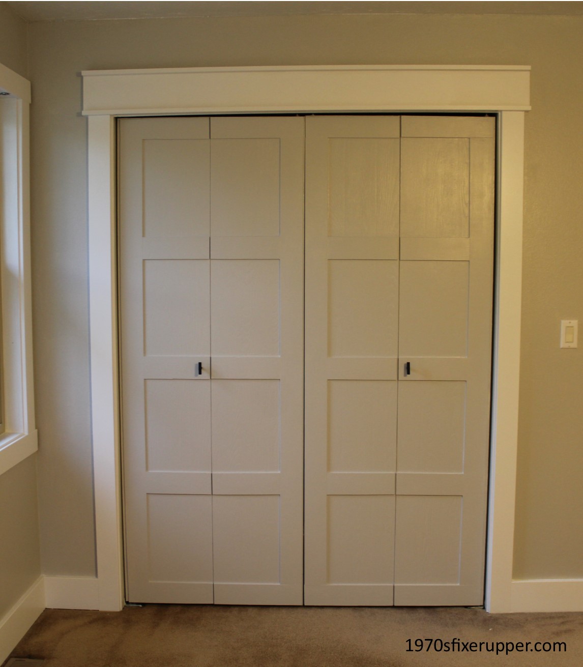 20 Hollow Core Bi Fold Closet Door Makeover