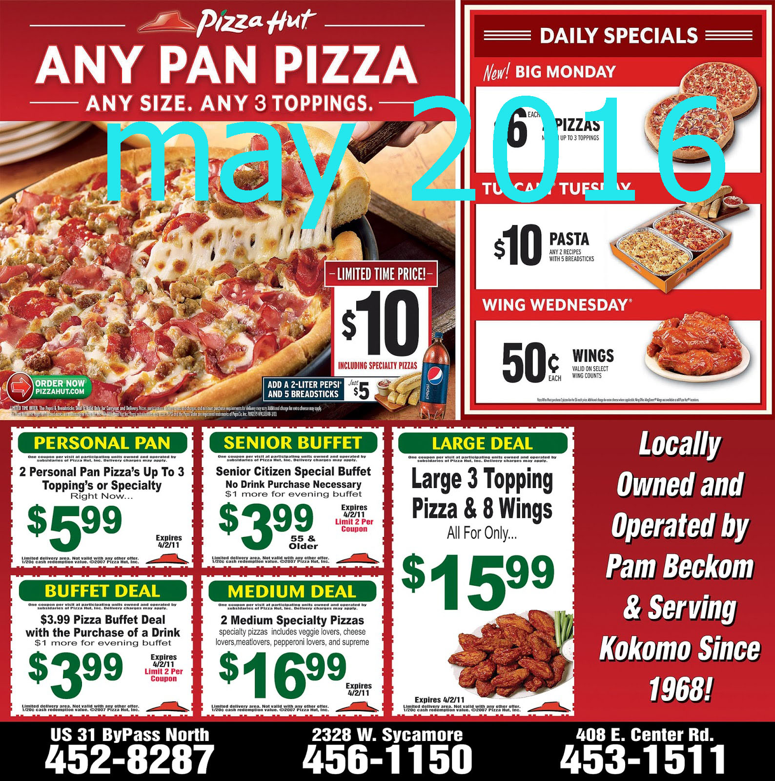 Pizza hut coupons 5 off