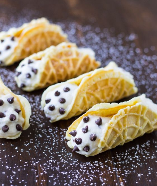 Mock Italian Cannoli with Pizzelle All Daily Food