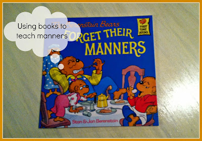 teaching toddlers manners with books